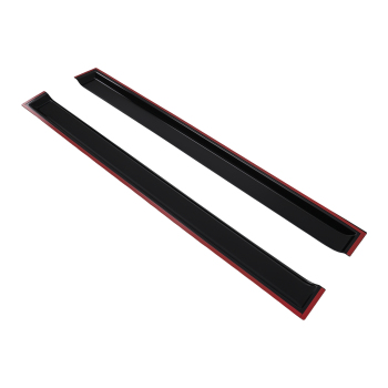 4Piece Rain Guard Window Visors compatible for Kia Soul 2014-2019 FrontRear Black Tinted