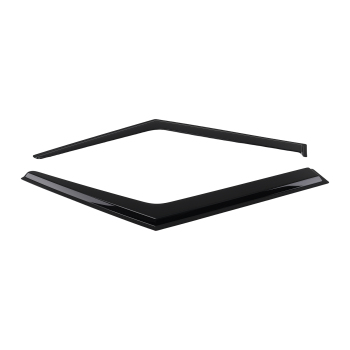 4Piece Rain Guard Window Visors compatible for Kia Soul 2014-2019 FrontRear Black Tinted