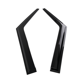 4Piece Rain Guard Window Visors compatible for Kia Soul 2014-2019 FrontRear Black Tinted