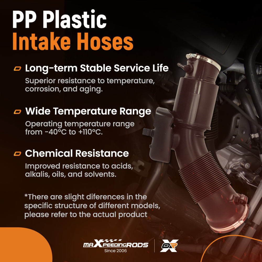 Air Flow Duct Hose compatible for Audi S4 S5 3.0L V6 2010-2017 06E129629Q Black