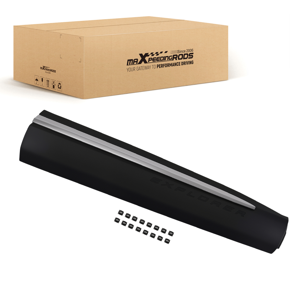 Front Door Lower Molding Chrome Trim Right Side For 2020-2023 compatible for Ford Explorer