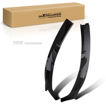 Bumper Extension Set compatible for BMW 3 Series M Sport Sedan Wagon 2012-2018 Black Kit