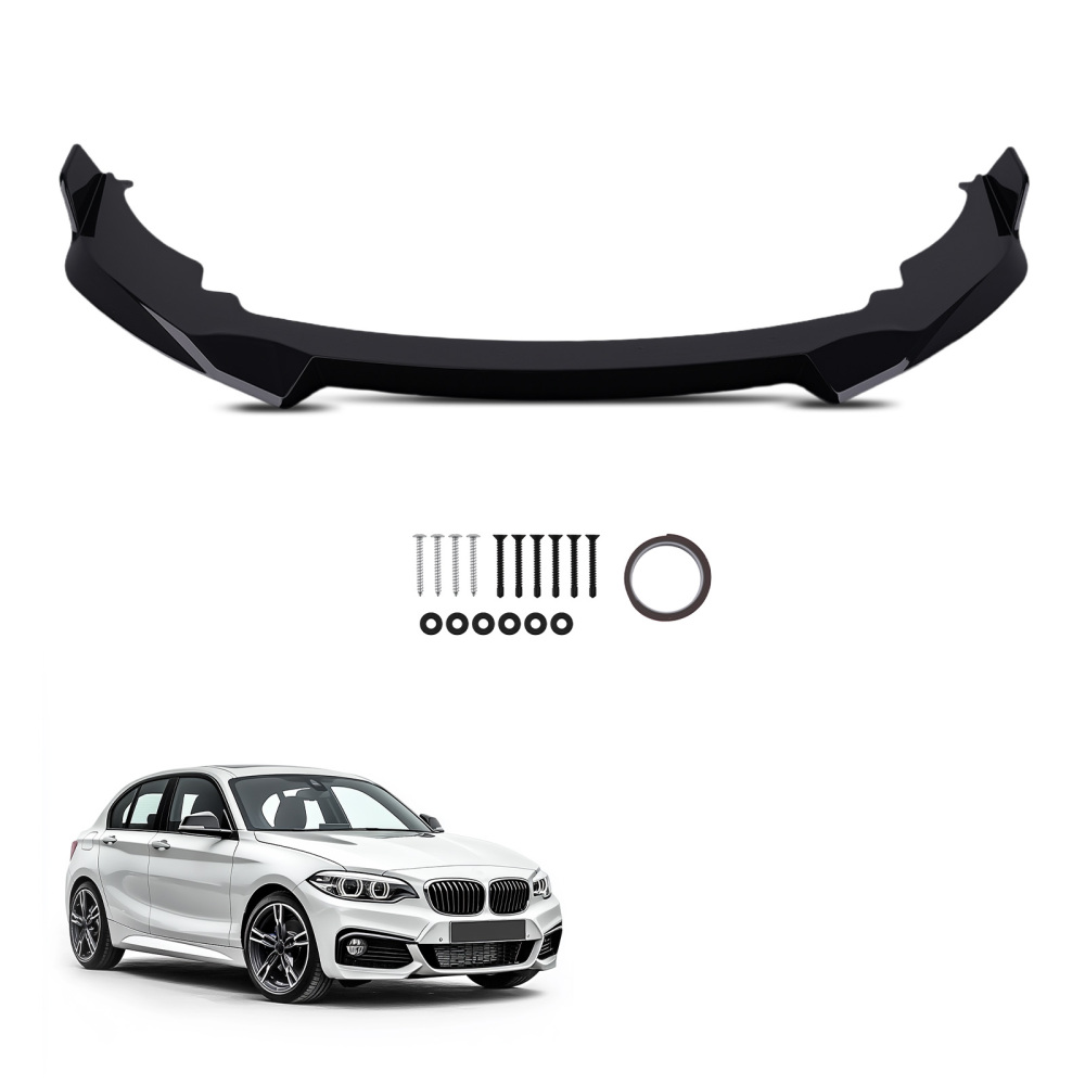 Bumper Lip Protector compatible for BMW 2 Series F44 Gran Coupe M Sport 2020+ Gloss Black