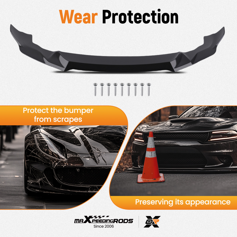 Carbon Look Racing Kit compatible for BMW 2 Series F87 M2 2016+ Front Lip M Style