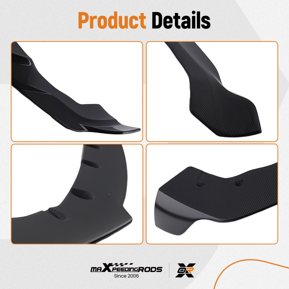 Carbon Look Racing Kit compatible for BMW 2 Series F87 M2 2016+ Front Lip M Style