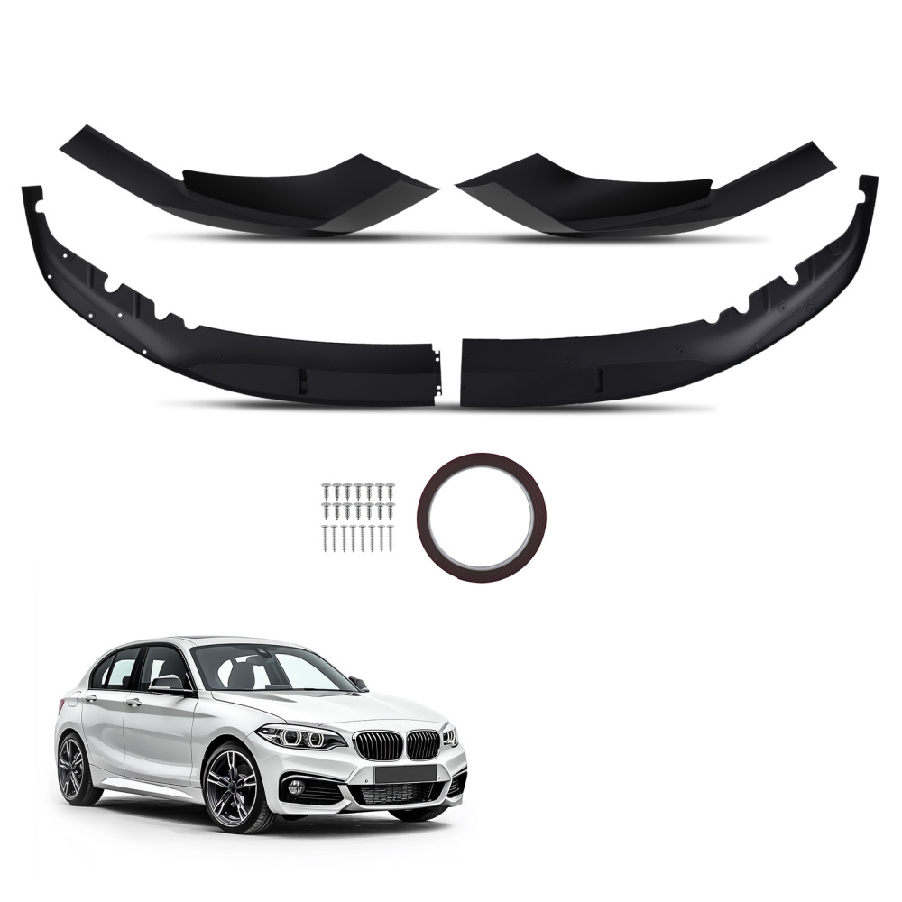 Front Bumper Lip Spoiler Splitters ABS compatible for BMW 5 Series M Sport G30 2017-20