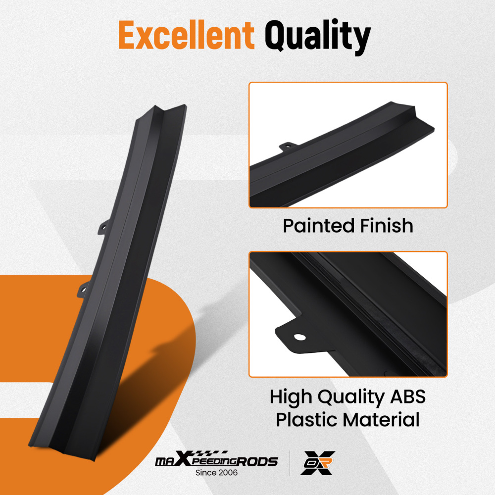 3PC Front Add On Lip compatible for Honda Civic 2022-2025 All Models RS Style Black Plastic