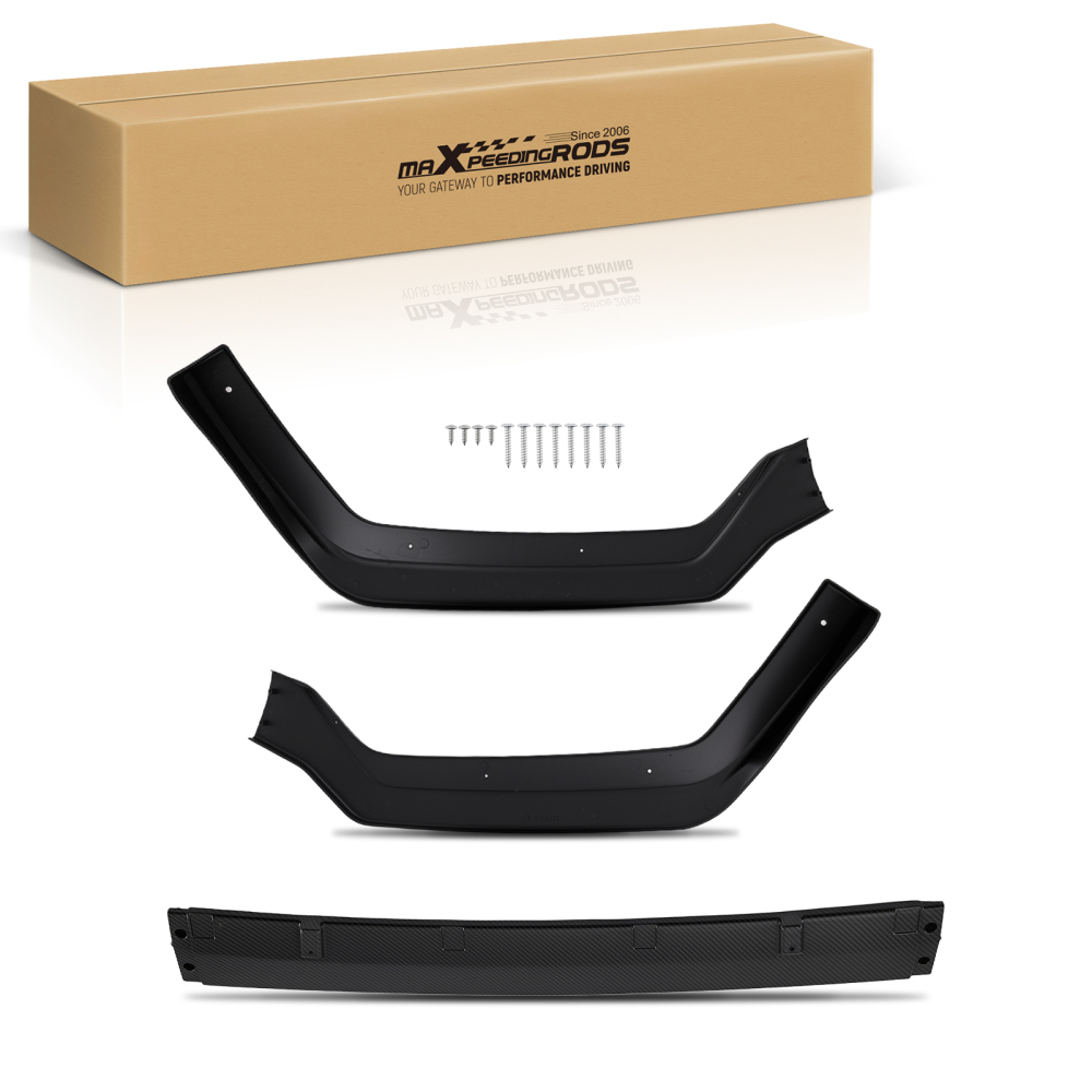 Carbon Style Front Lip compatible for Infiniti Q50 Sport 2018-2023 Bumper Protection