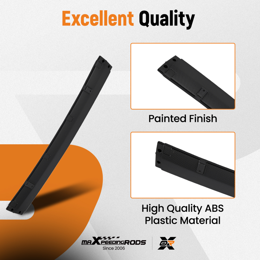 Carbon Style Front Lip compatible for Infiniti Q50 Sport 2018-2023 Bumper Protection