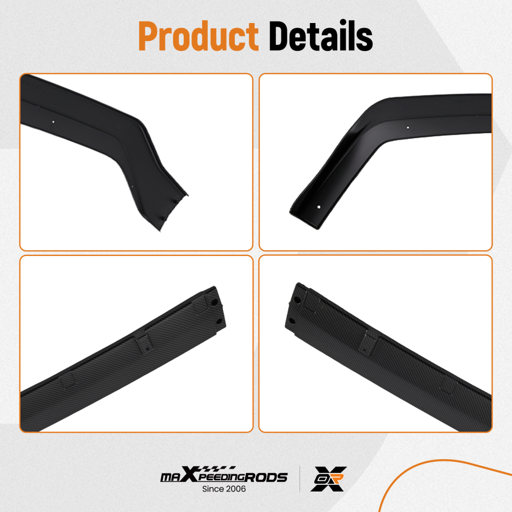 Carbon Style Front Lip compatible for Infiniti Q50 Sport 2018-2023 Bumper Protection