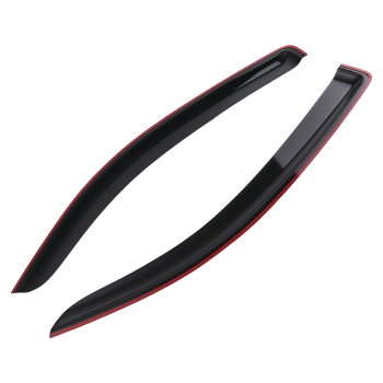 4PC Window Rain Guards Wind Deflectors compatible for Toyota Tacoma Double Cab 2016-2023