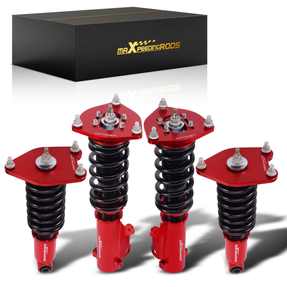 24 LEVEL DAMPER COILOVER compatible for MITSUBISHI ECLIPSE 4G 06-12 SUSPENSION CAMBER PLATE