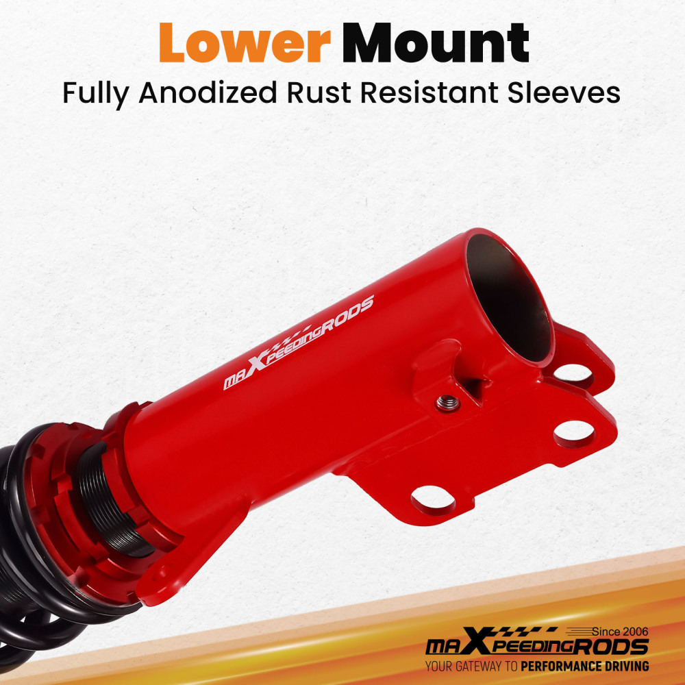 24 LEVEL DAMPER COILOVER compatible for MITSUBISHI ECLIPSE 4G 06-12 SUSPENSION CAMBER PLATE