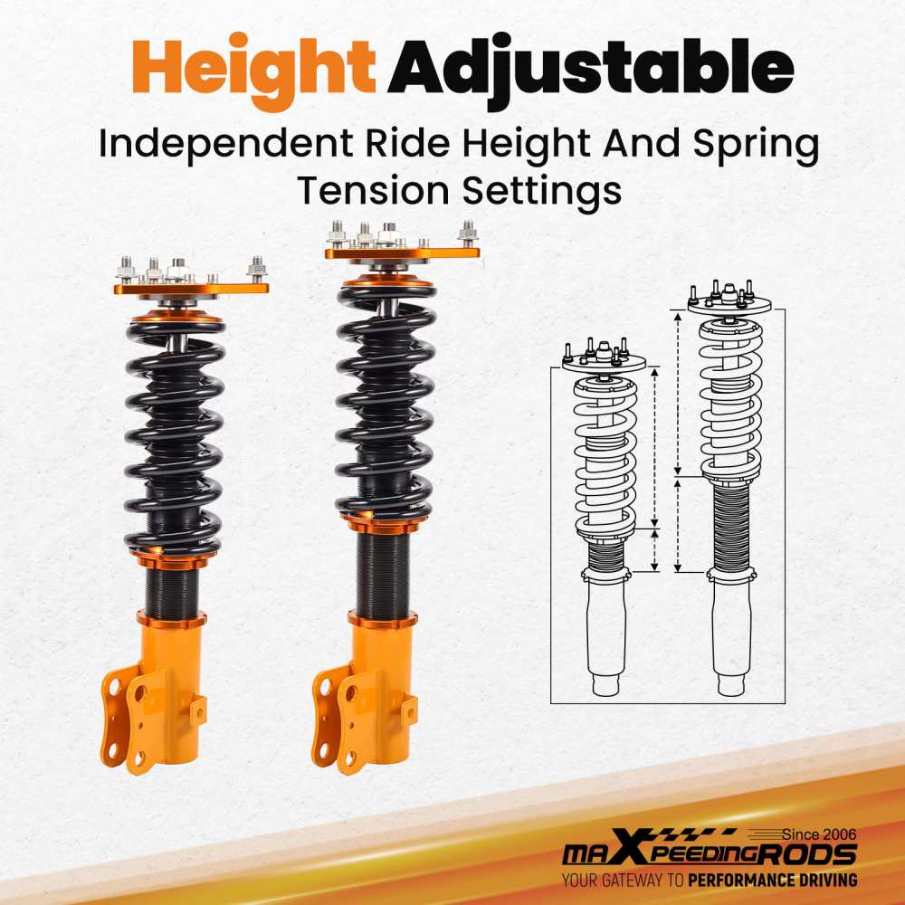 Full Coilovers compatible for Subaru Forester 2009-2013 Coil Springs Suspension Struts