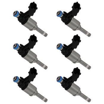 6X Fuel Injectors compatible for Buick Enclave Chevrolet Traverse compatible for GMC Acadia 3.6L V6 12-17