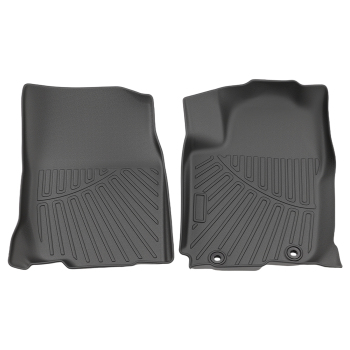 3-Piece Floor Mats compatible for Toyota RAV4 2013-2018 Black TPE Rubber FrontRear Set