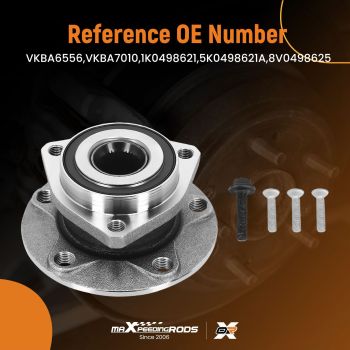 Mozzo Ruota Set Di Cuscinetti Ruota Asse Anteriore compatibile per Seat Altea Leon Toledo