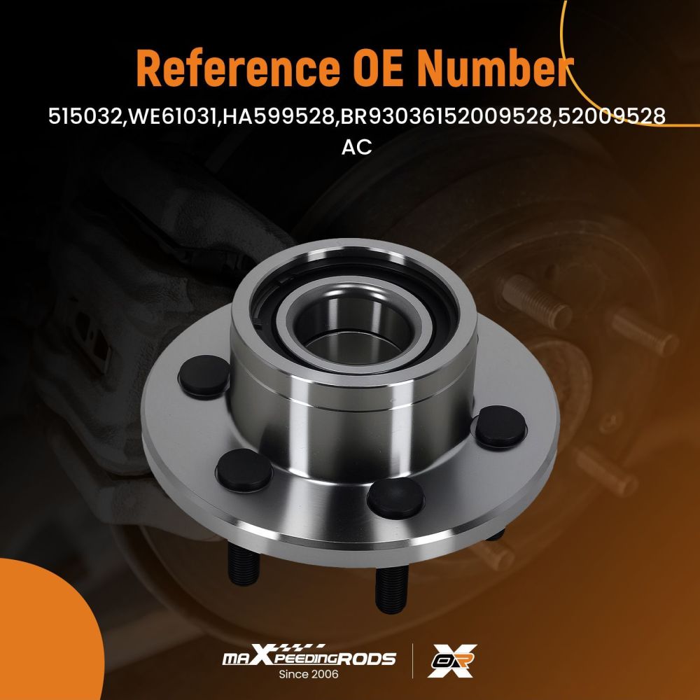 Front Wheel HubBearing Assembly compatible for Dodge Dakota/Durango 97-04 515032 RWD 2WD