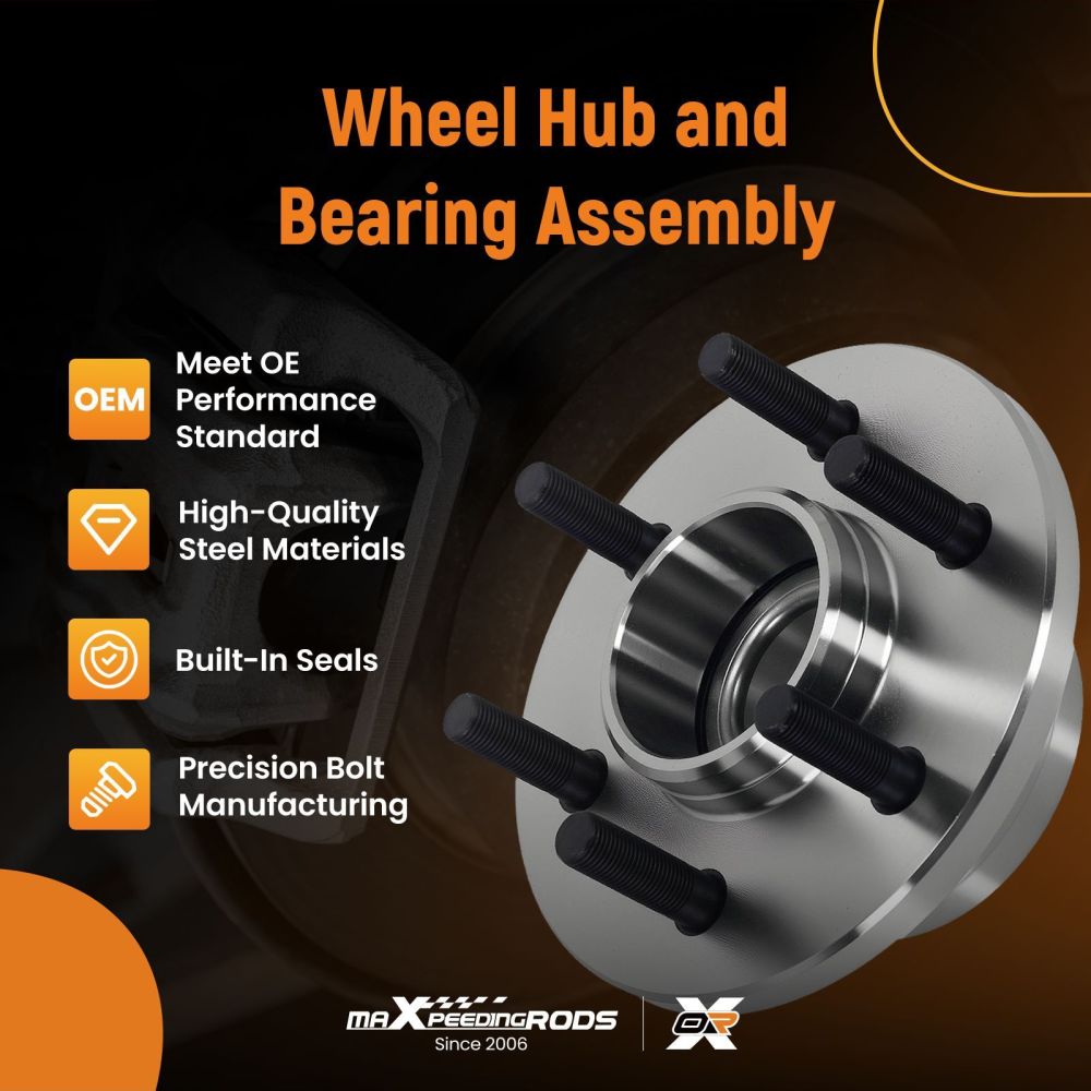 Front Wheel HubBearing Assembly compatible for Dodge Dakota/Durango 97-04 515032 RWD 2WD