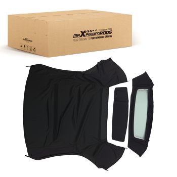 Advanced Soft Top Cover compatible for Ford Mustang 1994-2004 Black Glass Window