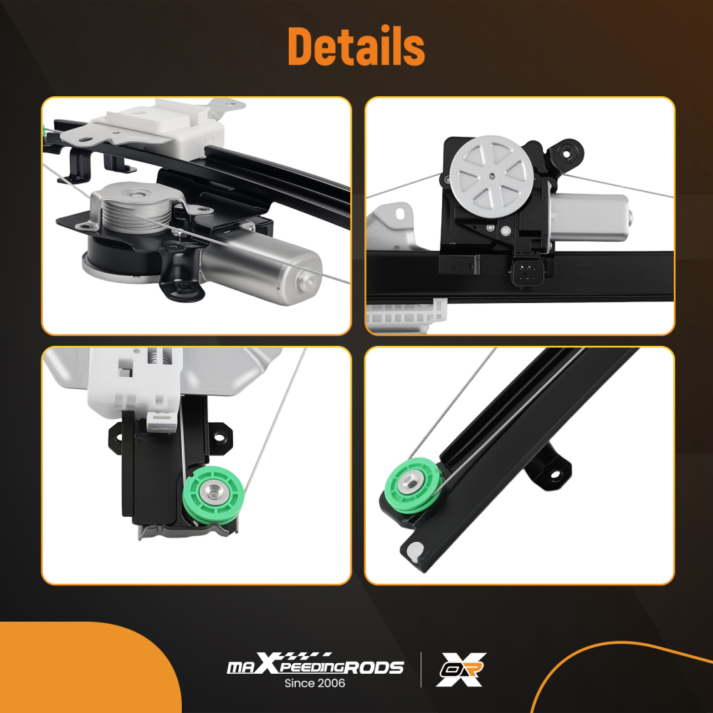 Front Right Power Window Lifter Assembly compatible for Nissan Altima 2013-2018