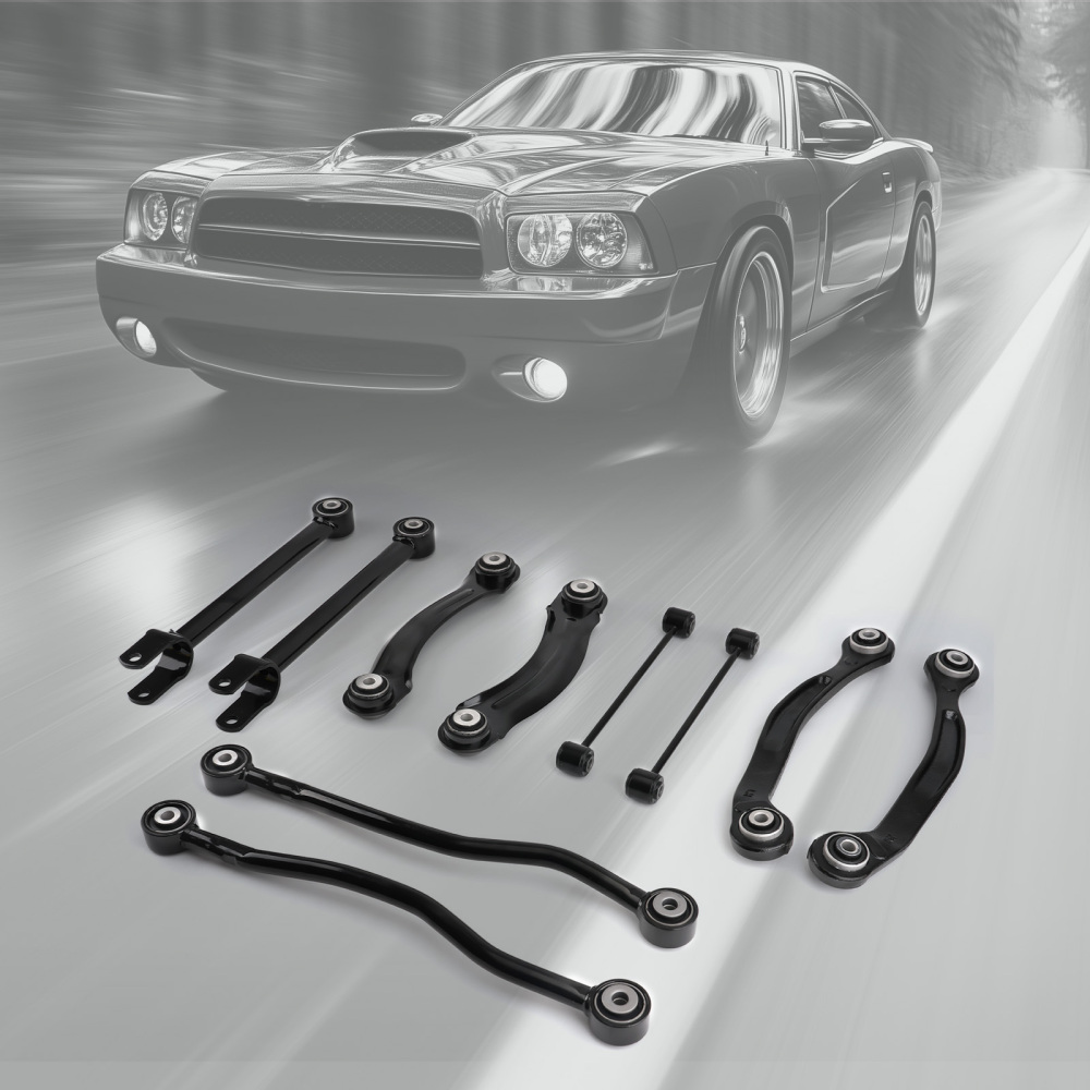 10pc Rear Suspension Control Arm Strut Rod Lateral Arm LHRH compatible for Dodge Charger