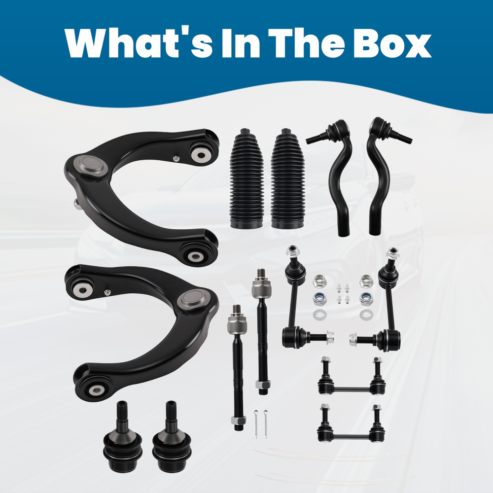 14x Front Upper Control Arm Kit for 2011-2015 compatible for Dodge Durango compatible for Jeep Grand Cherokee