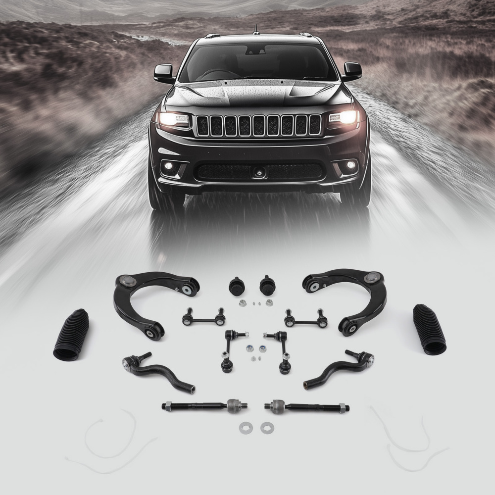 14x Front Upper Control Arm Kit for 2011-2015 compatible for Dodge Durango compatible for Jeep Grand Cherokee