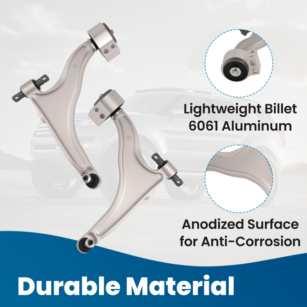 Front Suspension Lower Control Arms Sway Bar Tie Rods for 2010-2016 compatible for Cadillac SRX