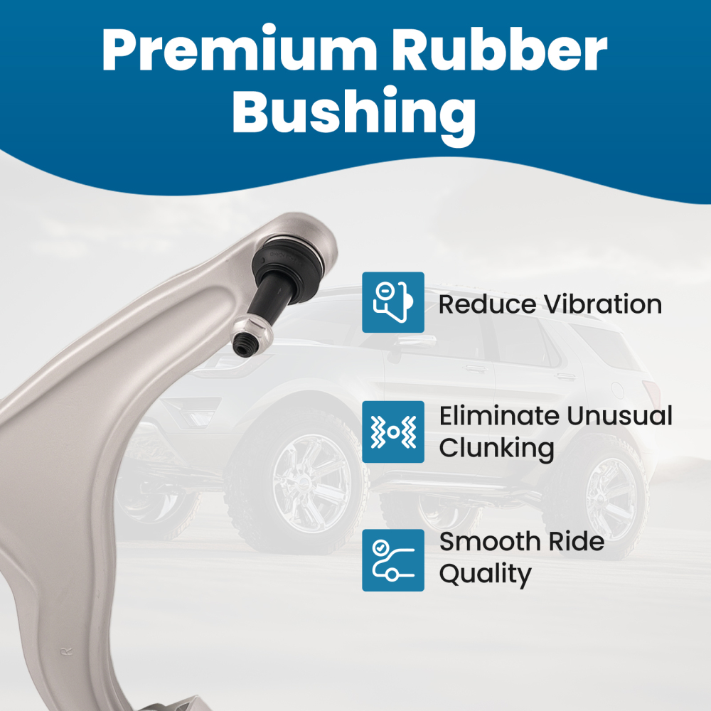 Front Suspension Lower Control Arms Sway Bar Tie Rods for 2010-2016 compatible for Cadillac SRX