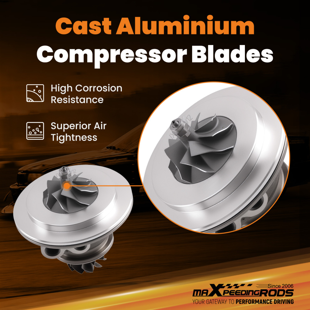 Turbocharger Cartridge K03 compatibile per Audi TT A3 1.8T 150HP AGU AQA 06A145713D 1996-03