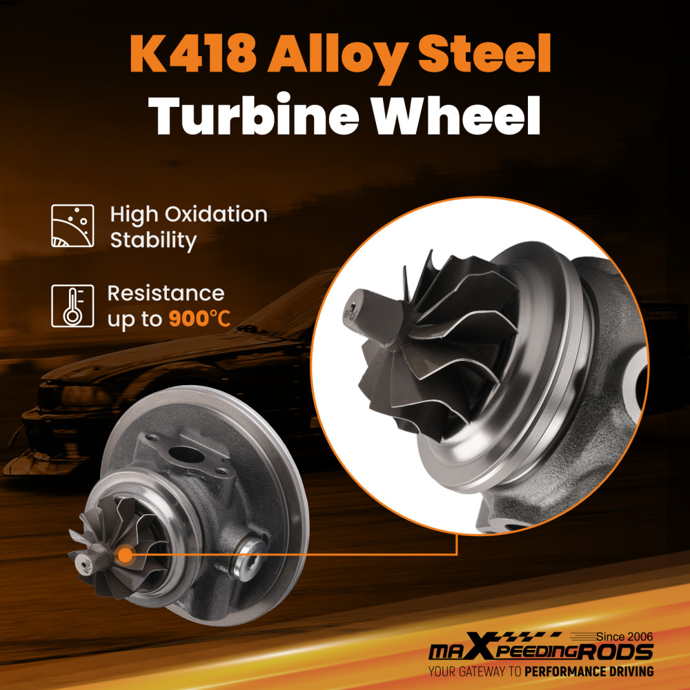 Turbocharger Cartridge K03 compatibile per Audi TT A3 1.8T 150HP AGU AQA 06A145713D 1996-03