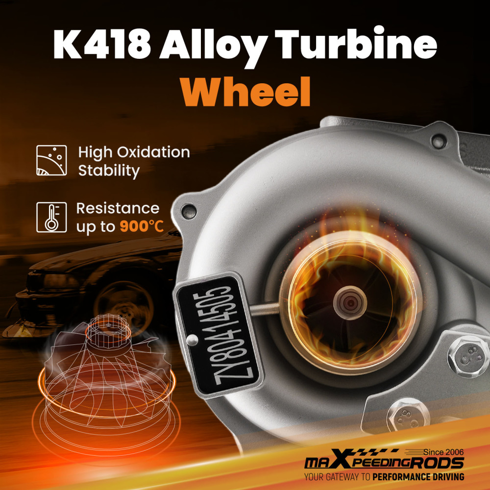 Turbo Turbocharger compatible for Renault Kangoo Clio II 1.5 DCI K9K700 48KW 65HP KP35