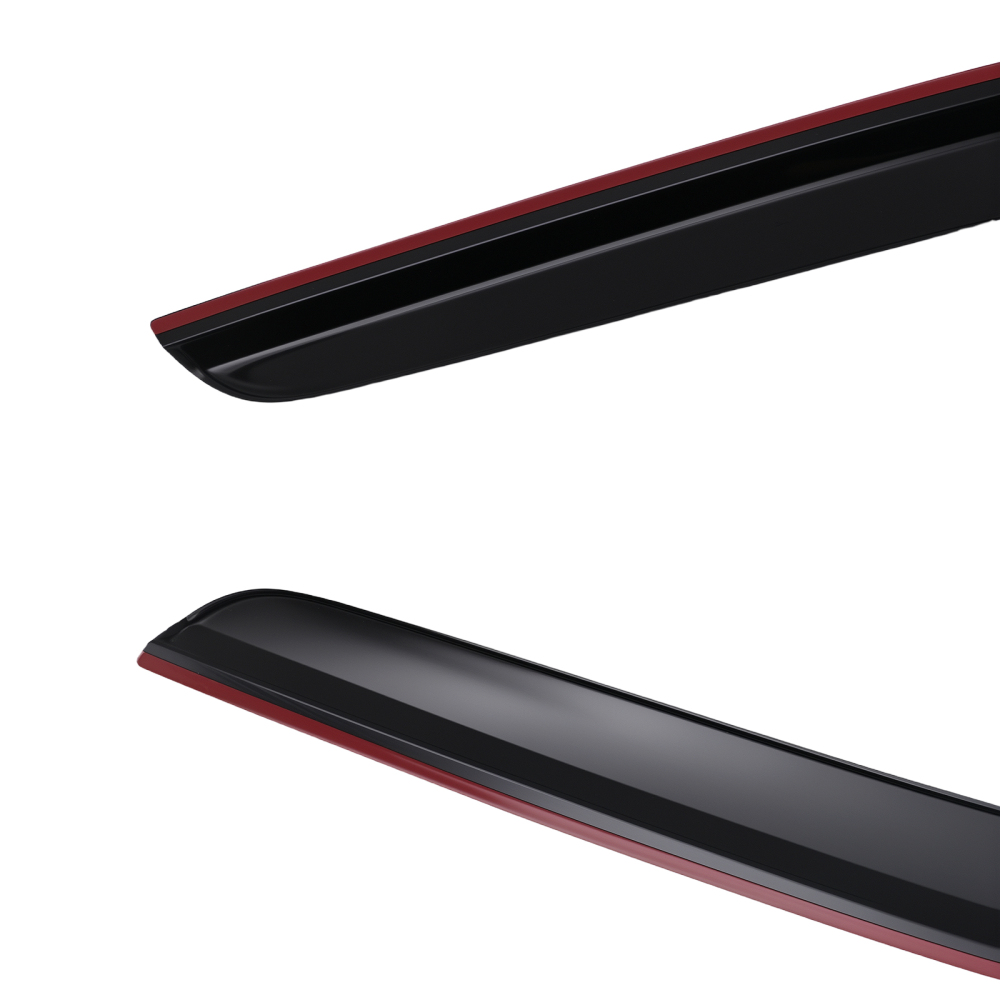 Acrylic Window Visor Rain Deflectors compatible for Ford F250-F550 Super Duty 1999-2016 4pc