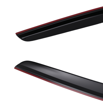 Acrylic Window Visor Rain Deflectors compatible for Ford F250-F550 Super Duty 1999-2016 4pc