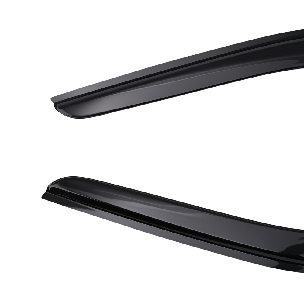 Acrylic Window Visor Rain Deflectors compatible for Ford F250-F550 Super Duty 1999-2016 4pc