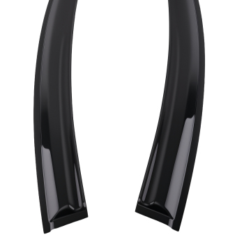 4PC Window Rain Guard Deflector Set compatible for Hyundai Sonata 2015-2019 Black Tinted