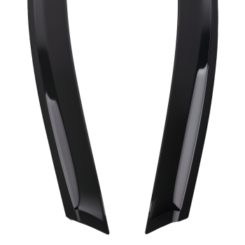 4PC Window Rain Guard Deflector Set compatible for Hyundai Sonata 2015-2019 Black Tinted