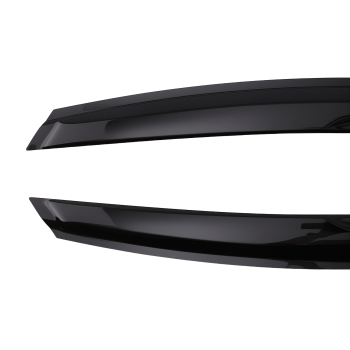 4PC Window Rain Guard Deflector Set compatible for Hyundai Sonata 2015-2019 Black Tinted