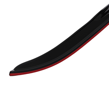 4-PC Vent Visor Set compatible for Mitsubishi Lancer Sedan 2002-2007 Black Tinted