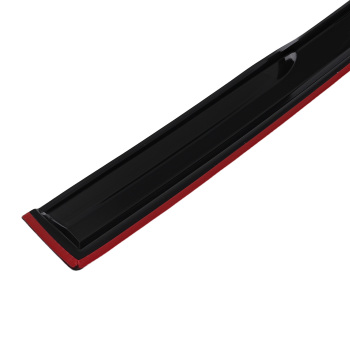 4-PC Vent Visor Set compatible for Mitsubishi Lancer Sedan 2002-2007 Black Tinted