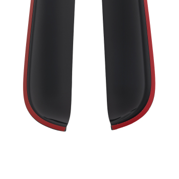 4pc Rain Guards Wind Deflectors compatible for Chevy Silverado Double Cab 2014-2018 Black