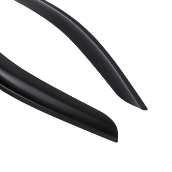 4pc Rain Guards Wind Deflectors compatible for Chevy Silverado Double Cab 2014-2018 Black