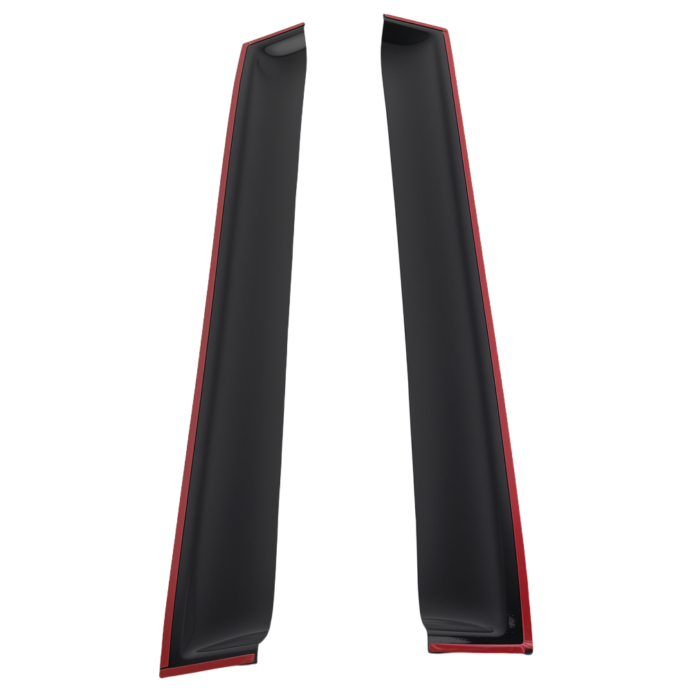 4Pcs Black Window Visors Weathershield compatible for Toyota Kluger 2007-2013 Acrylic