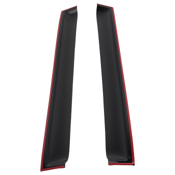 4Pcs Black Window Visors Weathershield compatible for Toyota Kluger 2007-2013 Acrylic