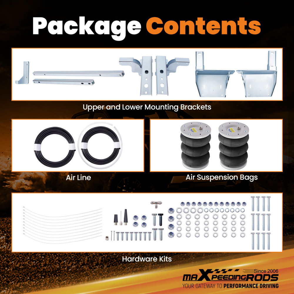 Air Spring Bag Kit compatible for Iveco Daily 35C/55C 1999-onwards Rear Load Support