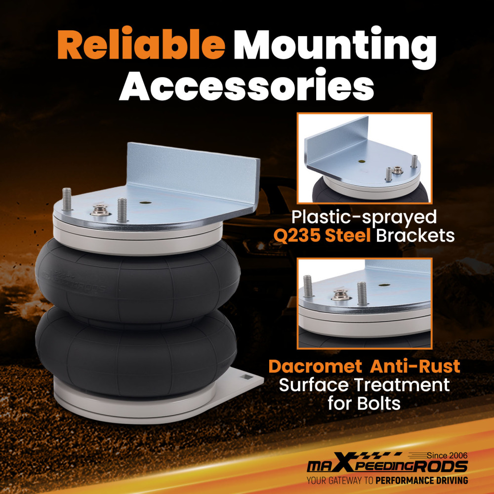 Kit Sospensioni Pneumatiche Doppio manometri compatibile per Opel Vauxhall Movano X62 2010-