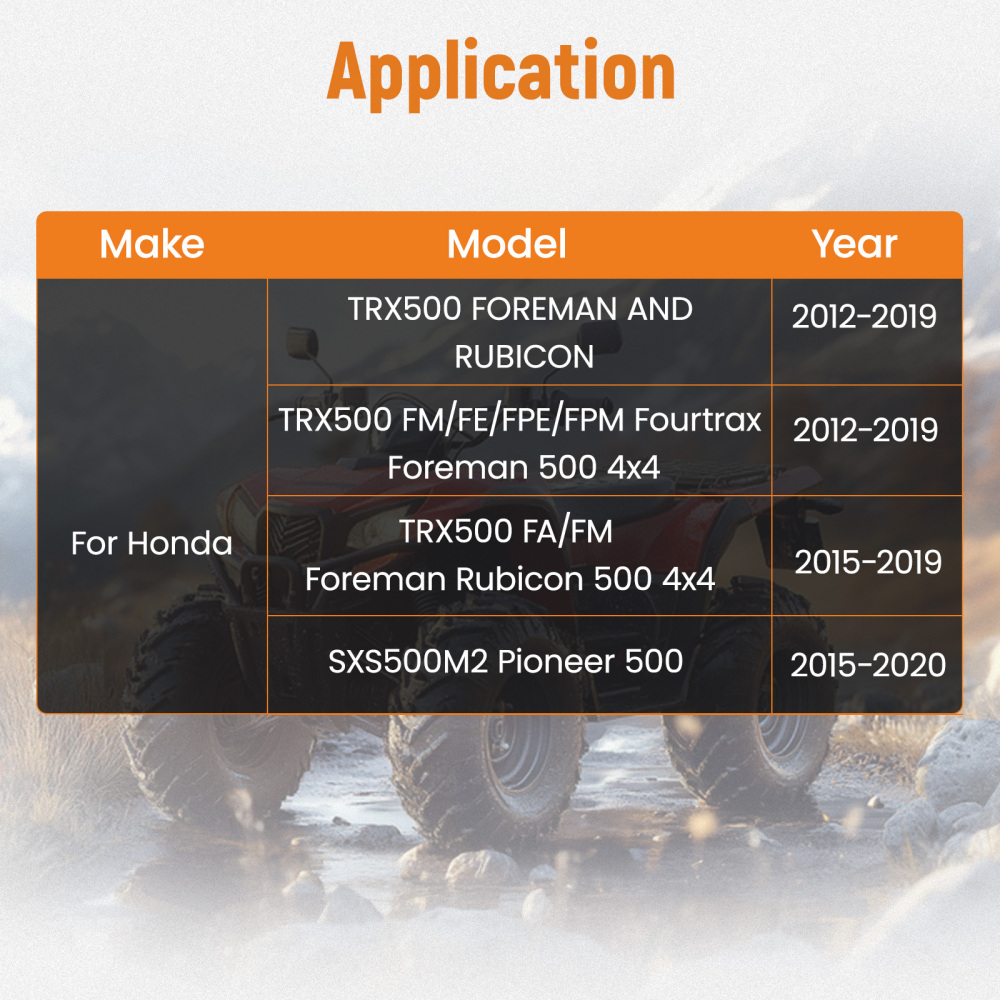 Cylinder Piston Gasket Kit compatible for Honda TRX500 Foreman 500 / Rubicon 500 2012-2019