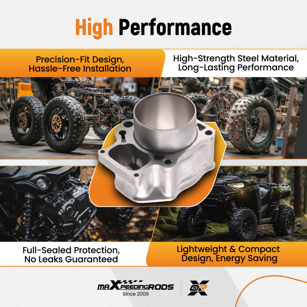 Cylinder Piston Gasket Kit compatible for Honda TRX500 Foreman 500 / Rubicon 500 2012-2019