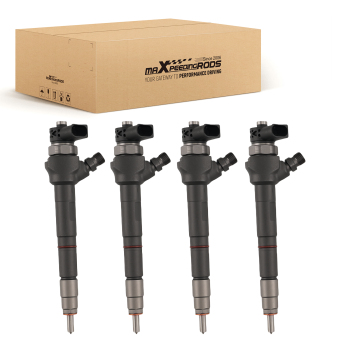 4X Fuel Injectors Set compatible for Audi A1 A3 Q3 2.0L 2007-2017 03L130855CX Steel